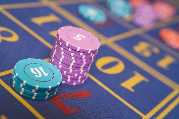 Live dealer blackjack table with multi-camera studio setup